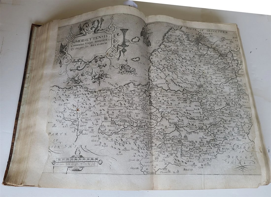 1637 BRITAIN DESCRIPTION of England Scotland Ireland antique ILLUSTRATED 48 MAPS - 5