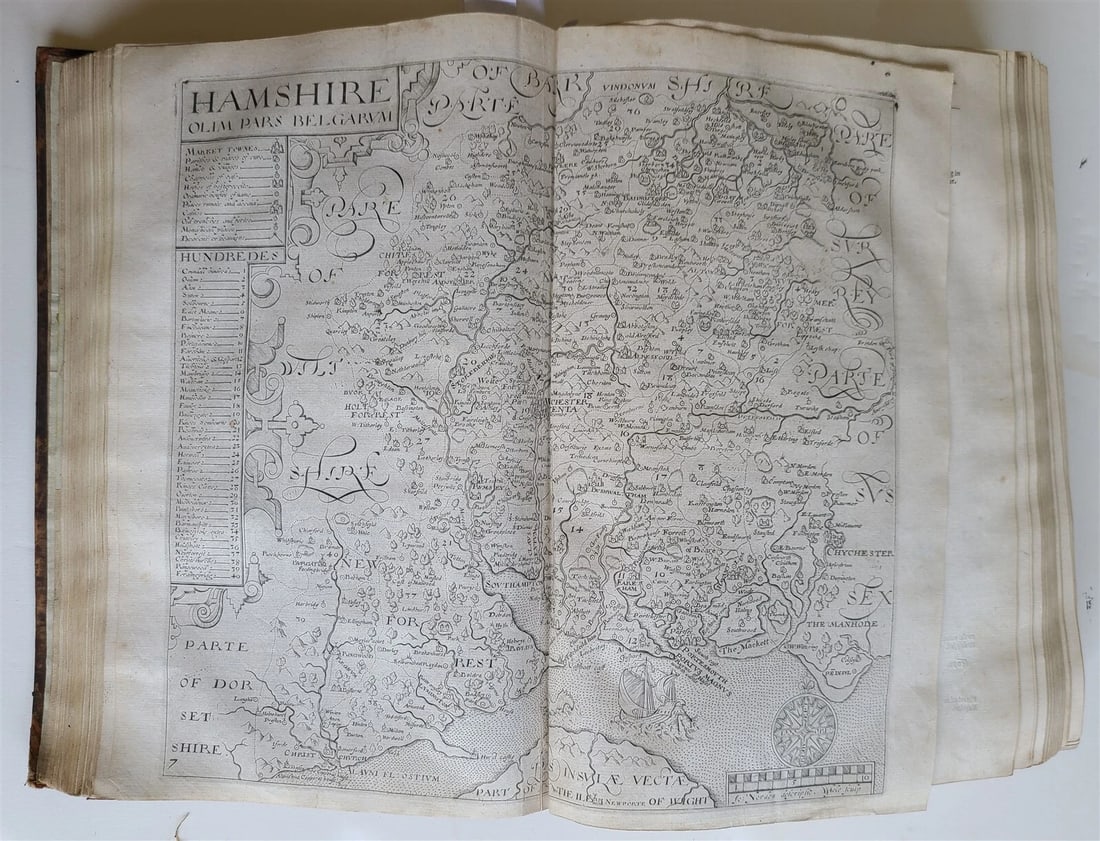 1637 BRITAIN DESCRIPTION of England Scotland Ireland antique ILLUSTRATED 48 MAPS - 6
