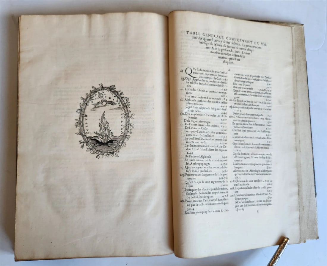 1557 ASTRONOMY ILLUSTRATED antique Les Institutions Astronomiques J.P. de Mesmes - 3