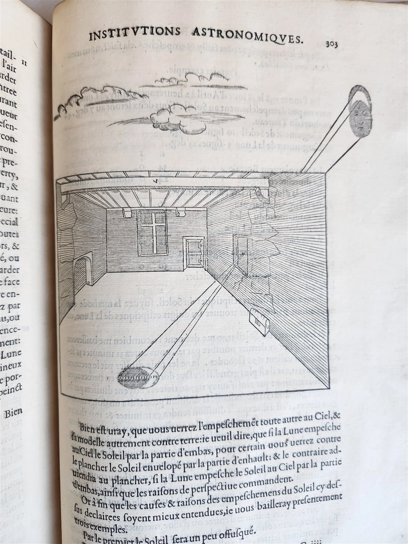 1557 ASTRONOMY ILLUSTRATED antique Les Institutions Astronomiques J.P. de Mesmes - 4