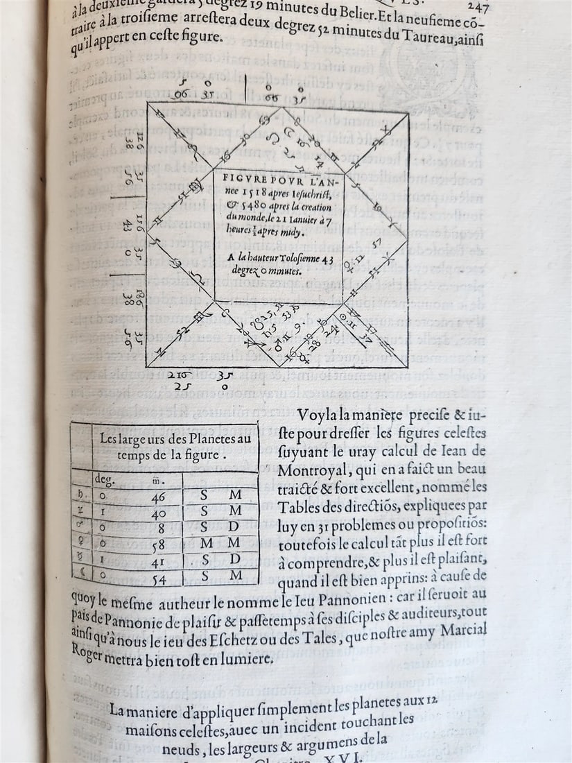 1557 ASTRONOMY ILLUSTRATED antique Les Institutions Astronomiques J.P. de Mesmes - 8