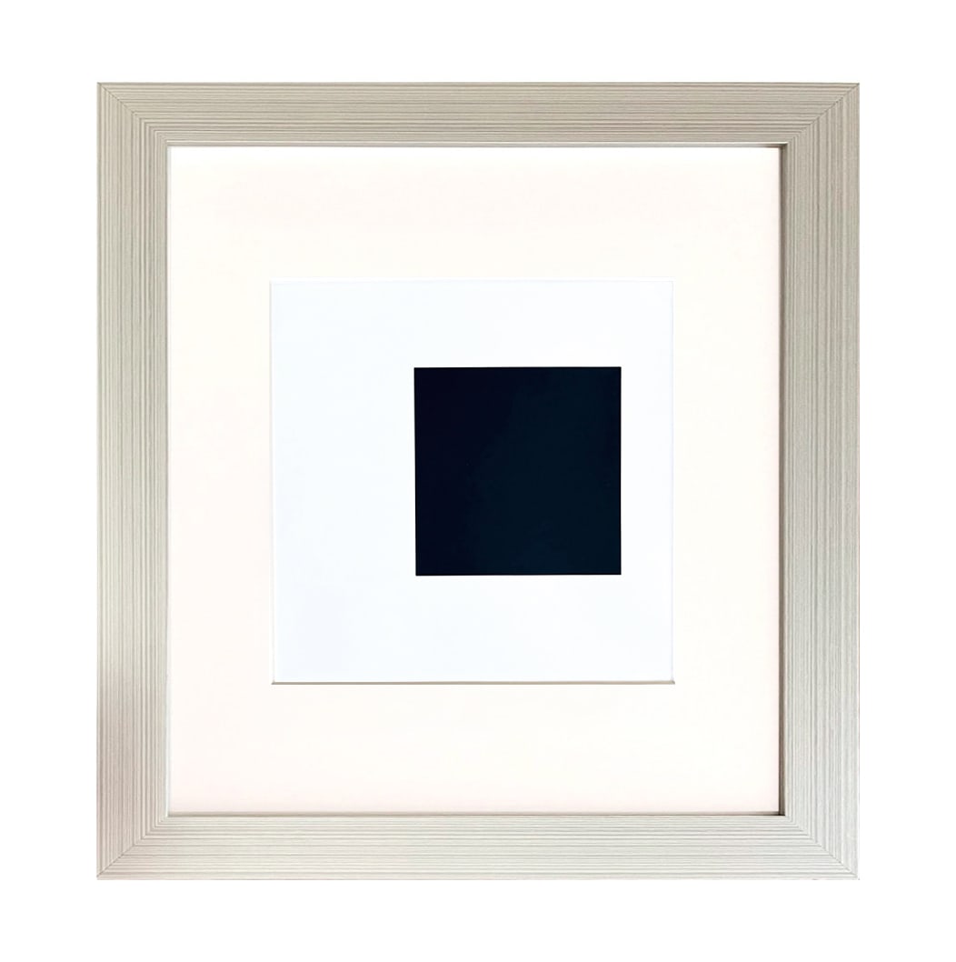 Ellsworth Kelly 1999 Square form framed: Title: Ellsworth Kelly 1999 Square form framed Description: Artist: Ellsworth Kelly Title: Square form Medium: Linogravure Marks: Not signed, not numbered Printed: 1999 by Heinrich Winterscheidt, Düs