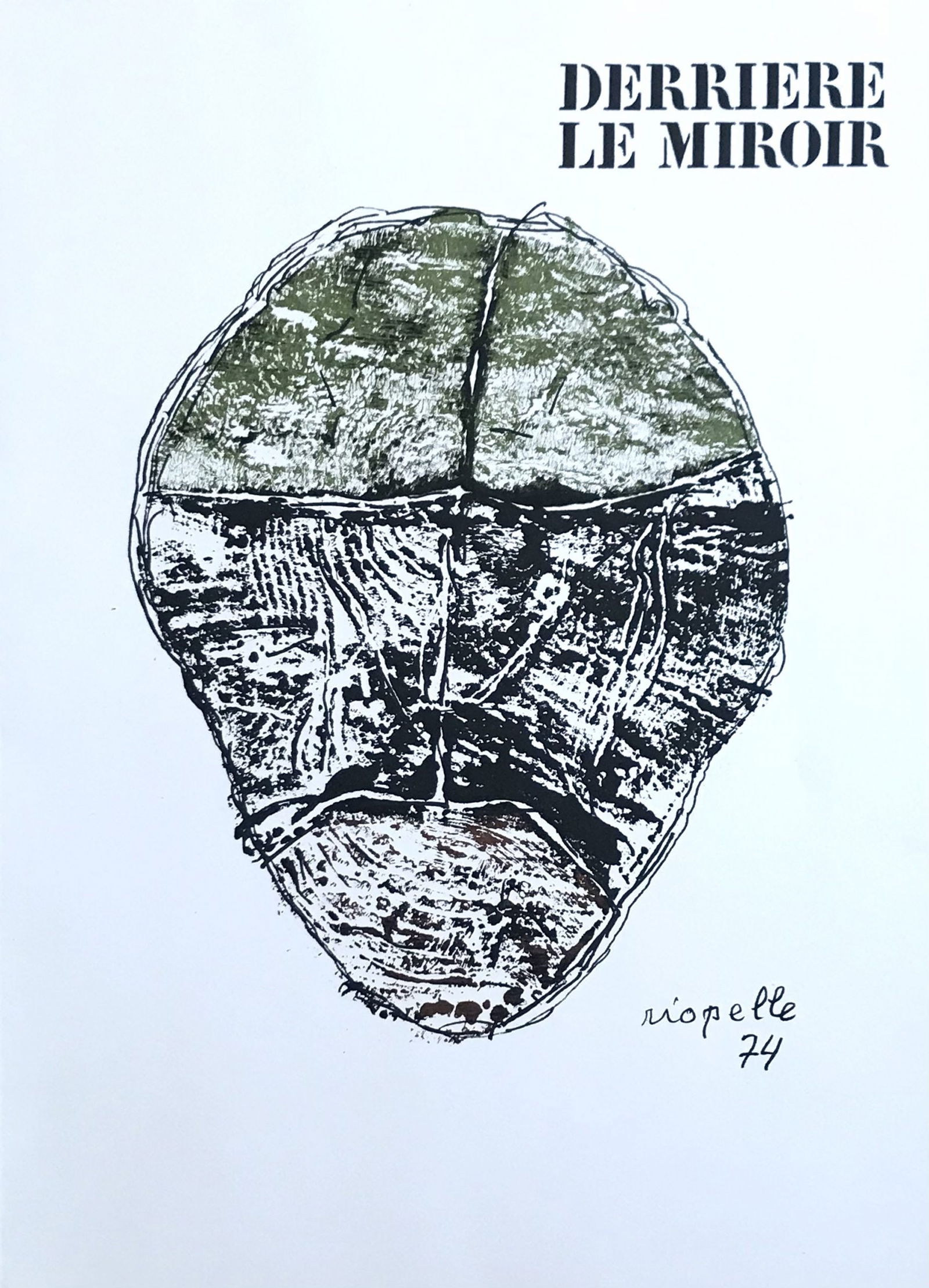 Riopelle Original Lithograph DM01208 Derriere le Miroir: Title: Riopelle Original Lithograph DM01208 Derriere le Miroir Description: Artist: Riopelle Jean-Paul Country: Canada Title: DM01208 Medium: Original Lithograph Marks: signed in plate, not numbered