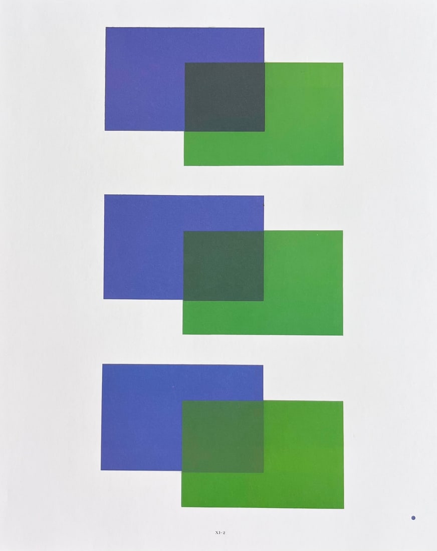 2009 Josef Albers The Interaction of Color Plate XI-2 Bis (1 of 1)