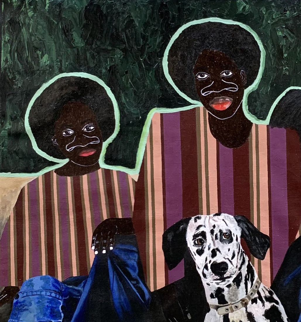 Acrylic painting Bound by light Akintomide Akinshola - 3