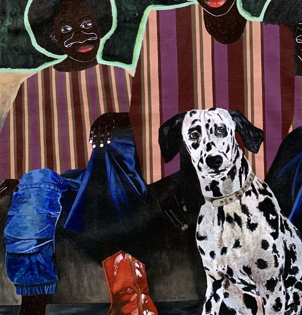 Acrylic painting Bound by light Akintomide Akinshola - 5