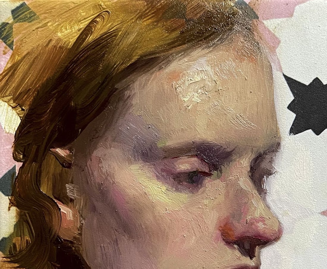 Oil painting Portrait of a woman Helena Annam Butt - 2