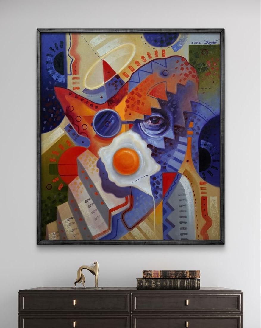 Oil painting Quick breakfast Sergey Voichenko - 2