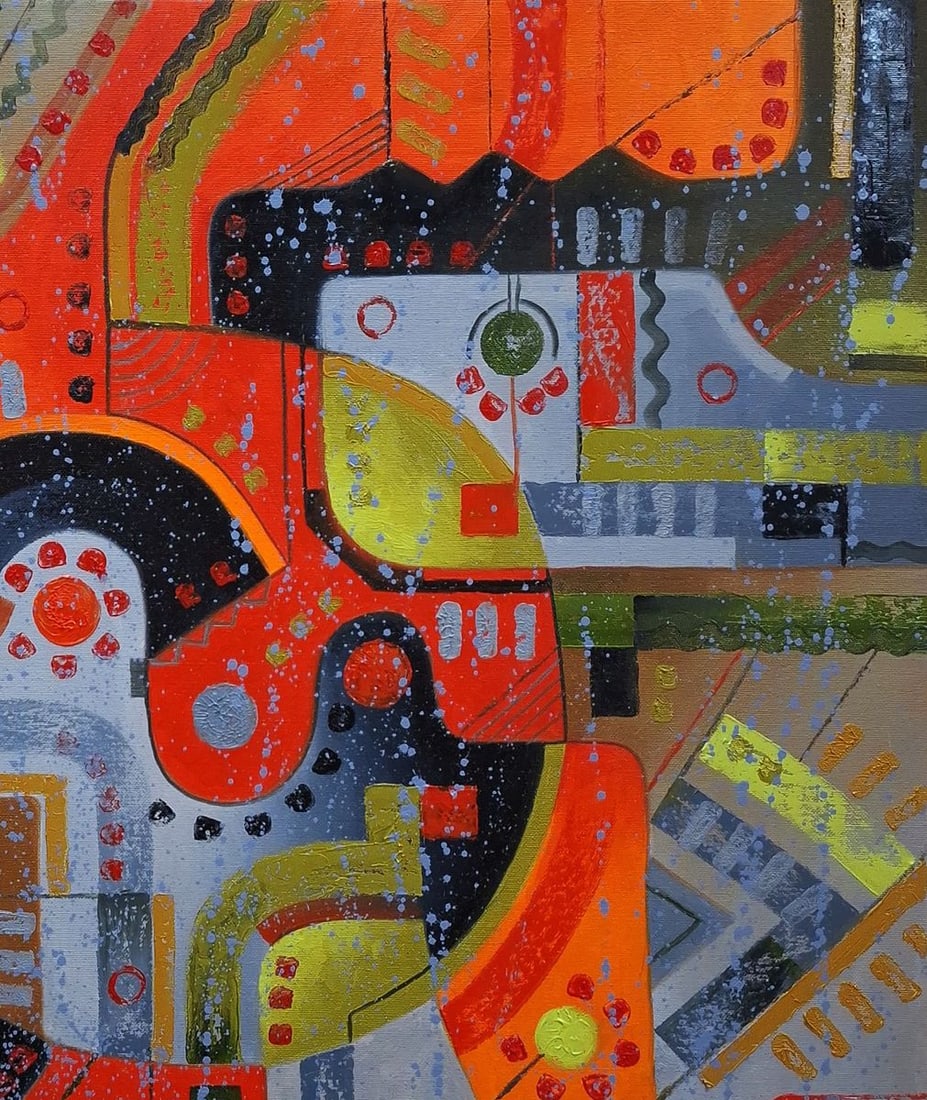 Oil painting A walk around the city Sergey Voichenko - 5