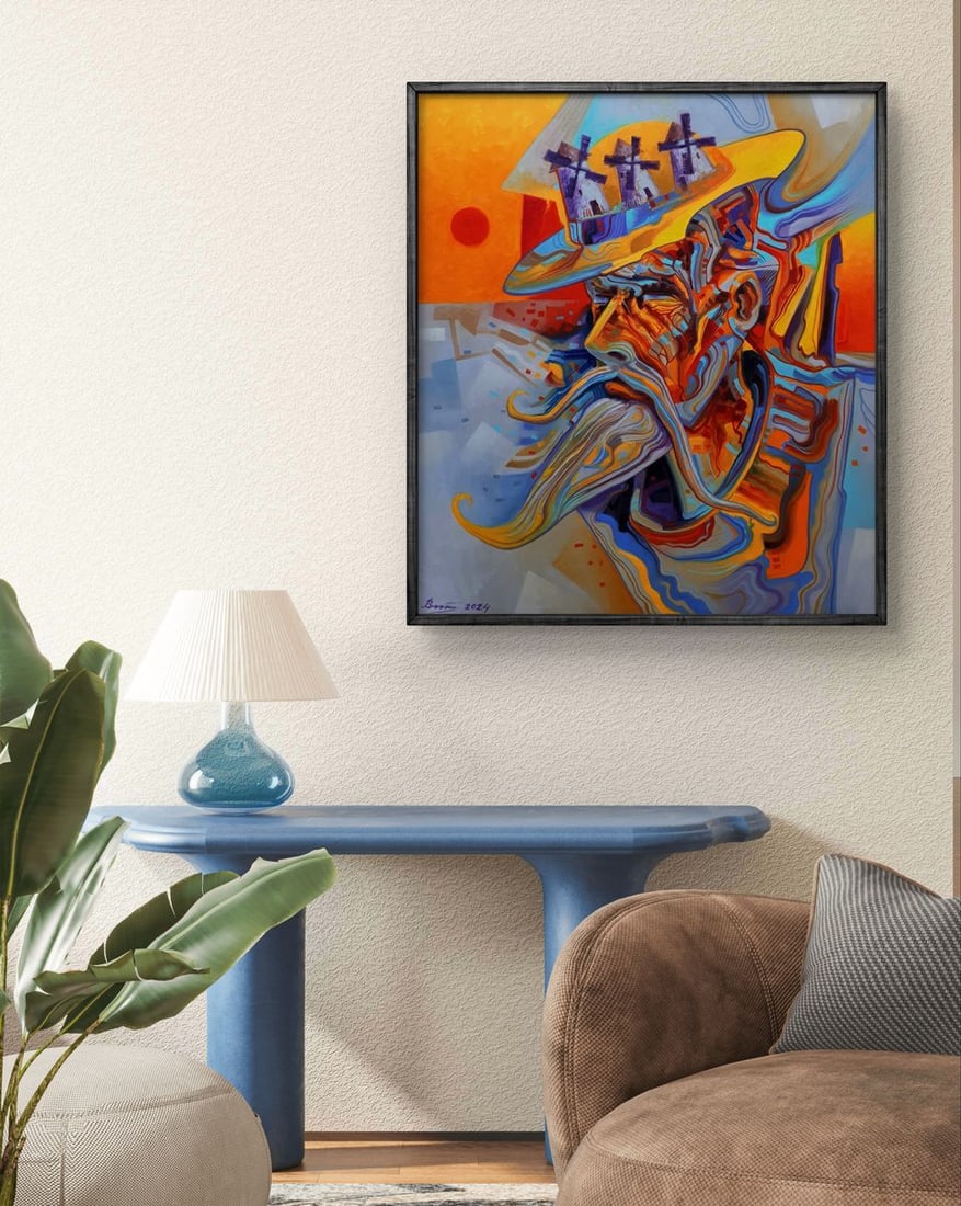 Oil painting Thoughts of Don Quixote Sergey Voichenko - 3