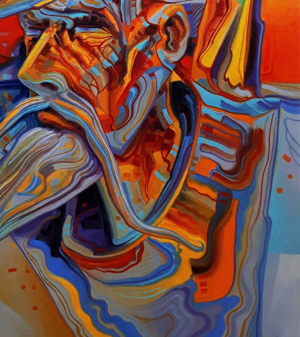 Oil painting Thoughts of Don Quixote Sergey Voichenko - 7