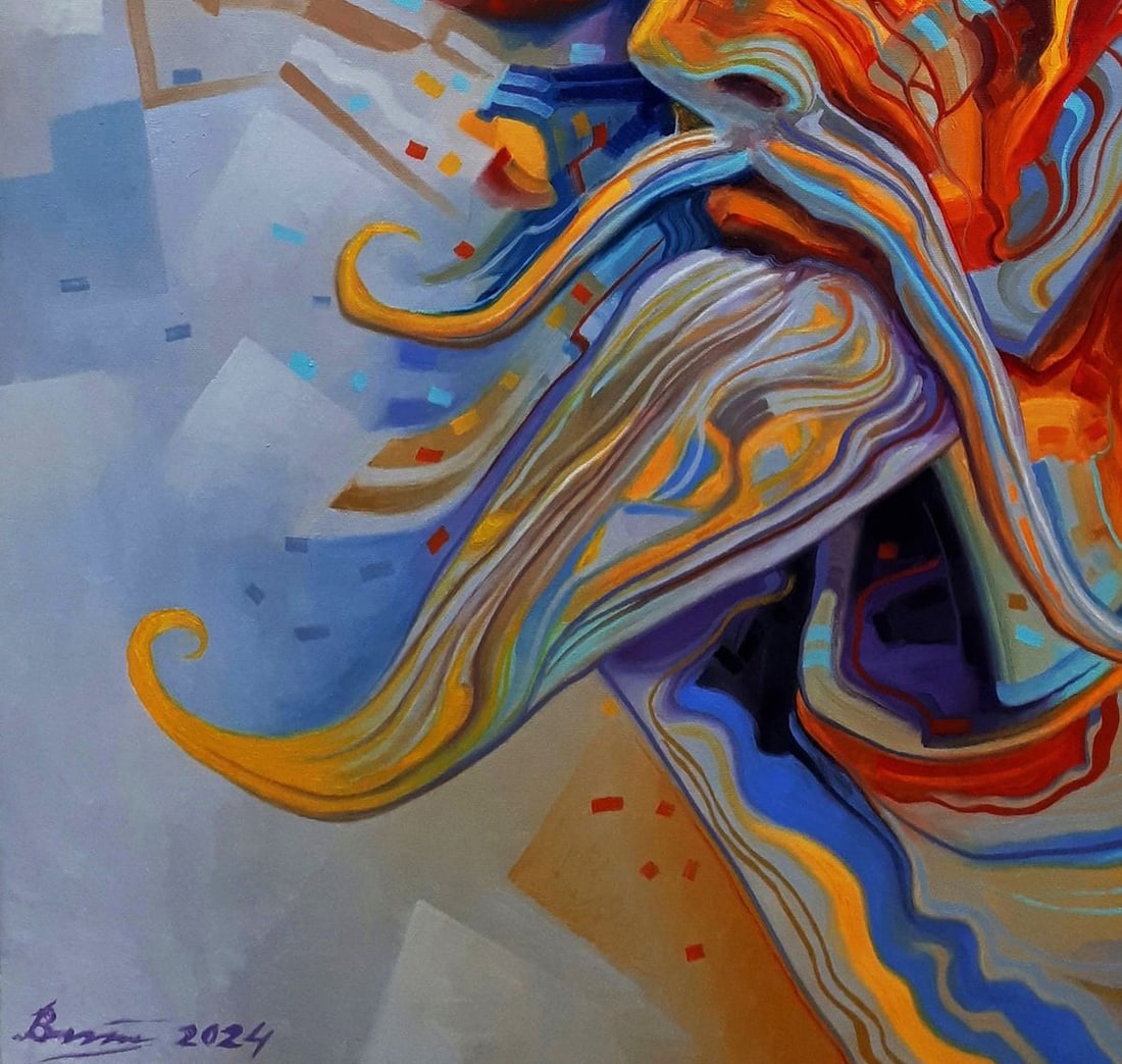 Oil painting Thoughts of Don Quixote Sergey Voichenko - 8