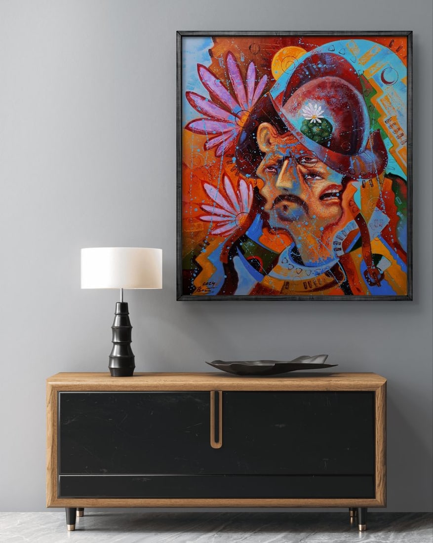 Oil painting Conquistador and Peyote Sergey Voichenko - 2