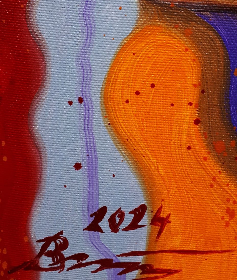 Oil painting Biting the tail Sergey Voichenko - 8