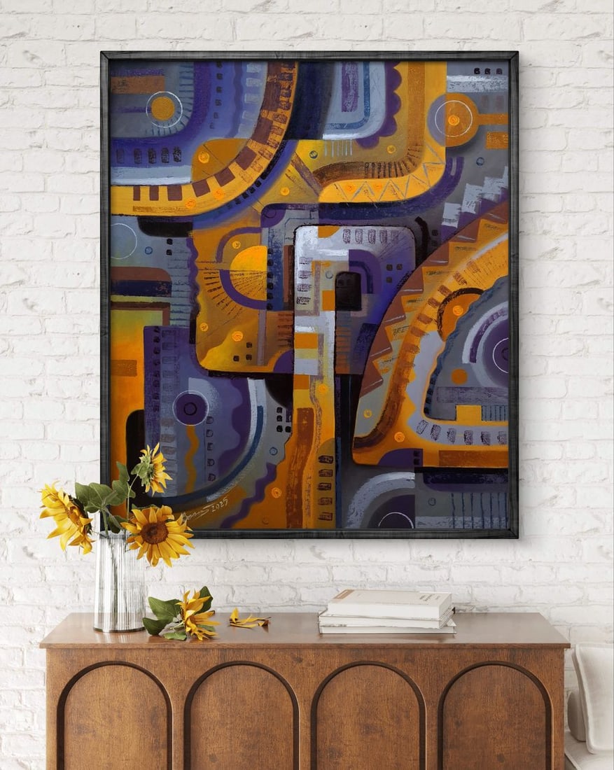 Oil painting Walking in the labyrinth Sergey Voichenko - 2