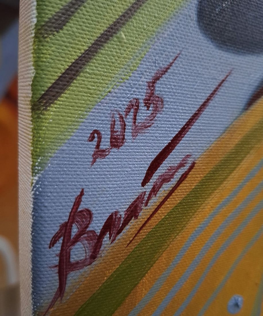 Oil painting Gray crow patterns Sergey Voichenko - 9