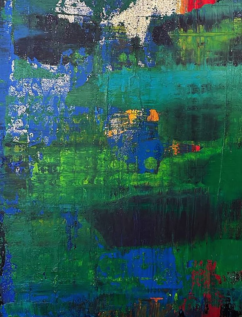 Acrylic painting Walk in the forest Olga Melezhik - 5