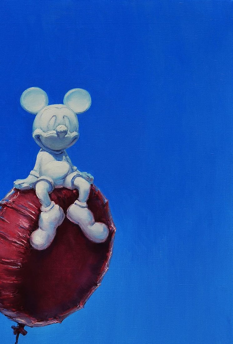 Oil painting Hot air balloon flight Oleg Kateryniuk - 7