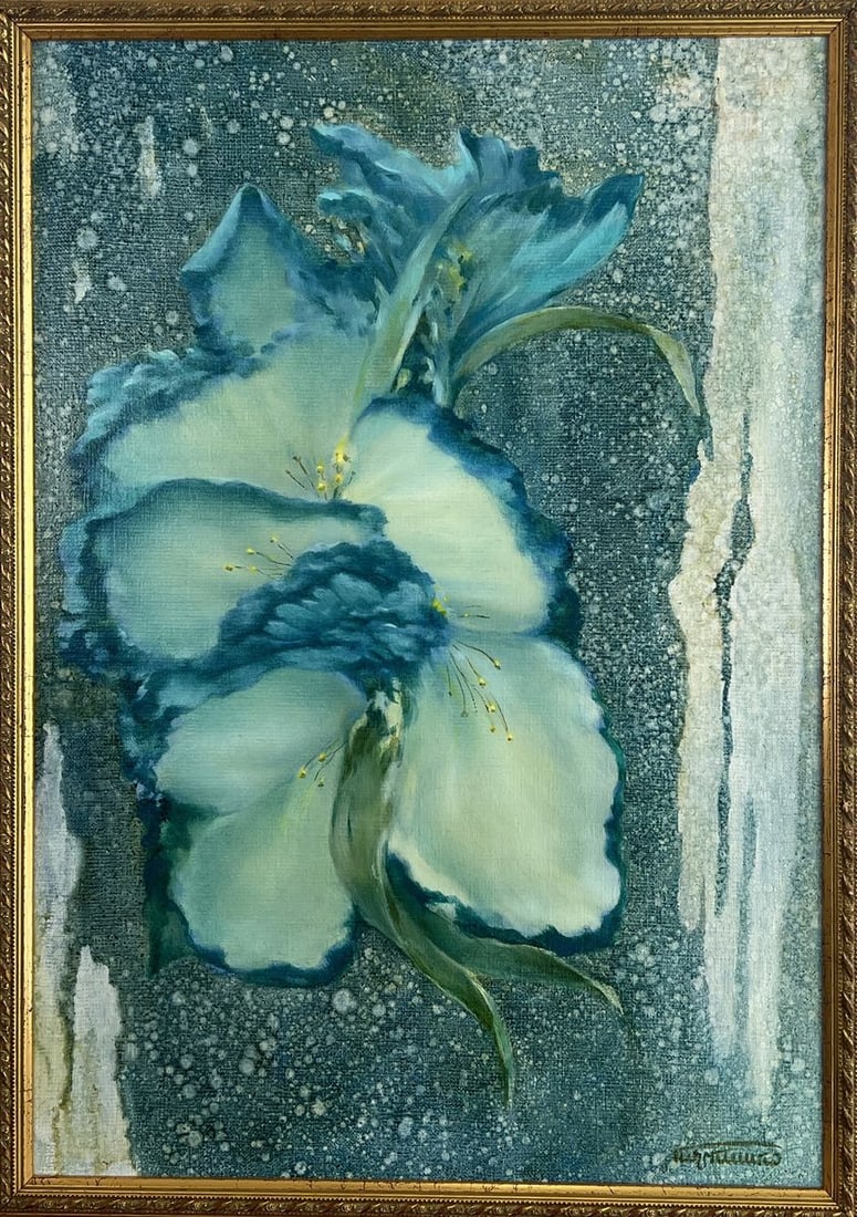 Oil painting A flower that remembers the rain Vasily Korkishko - 3