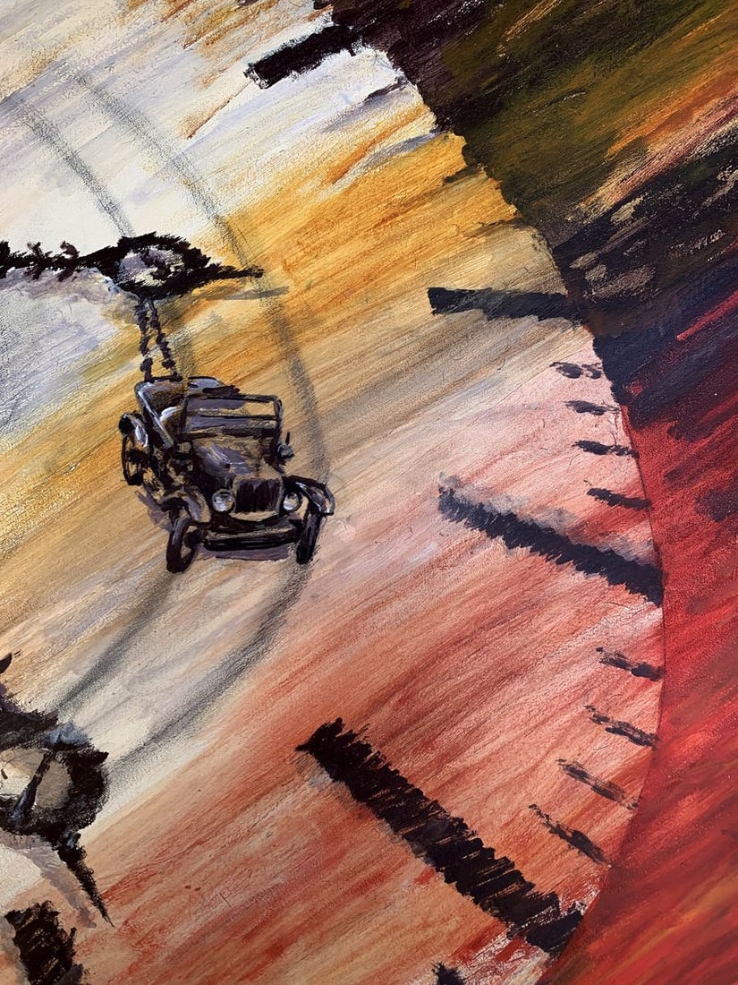 Oil painting What kind of arrows did I get Dmitry Arkadyev - 10