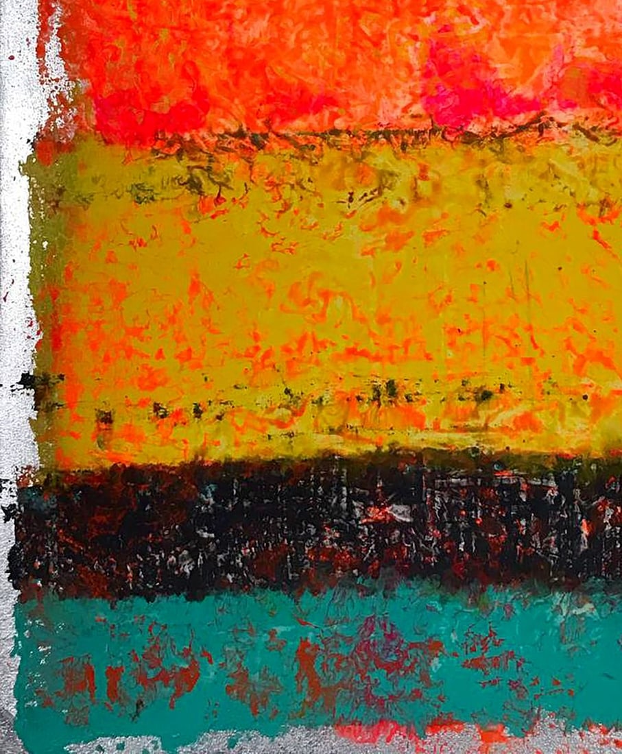 Acrylic painting A treat for my eyes Olga Melezhik - 6