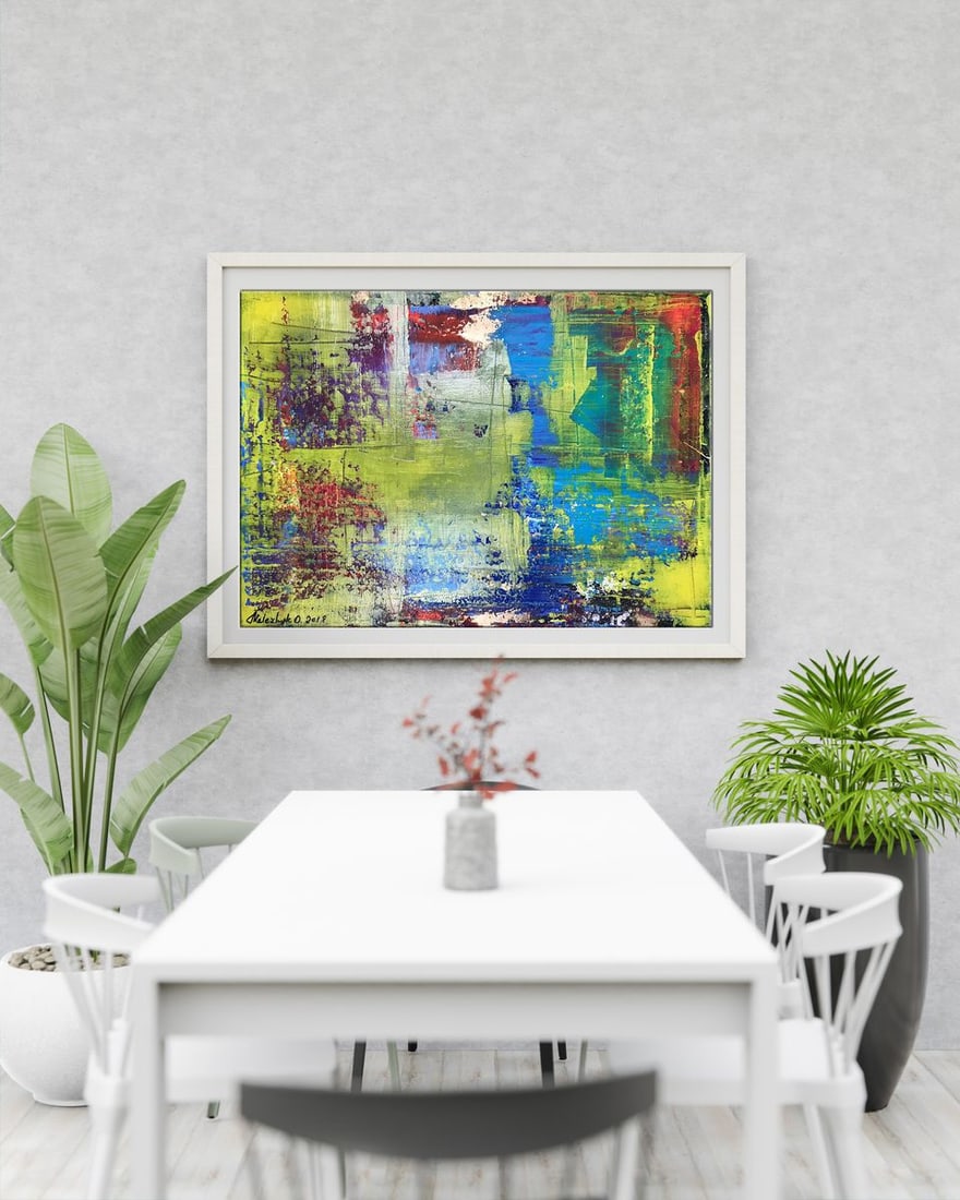 Acrylic painting Tender summer Olga Melezhik - 2