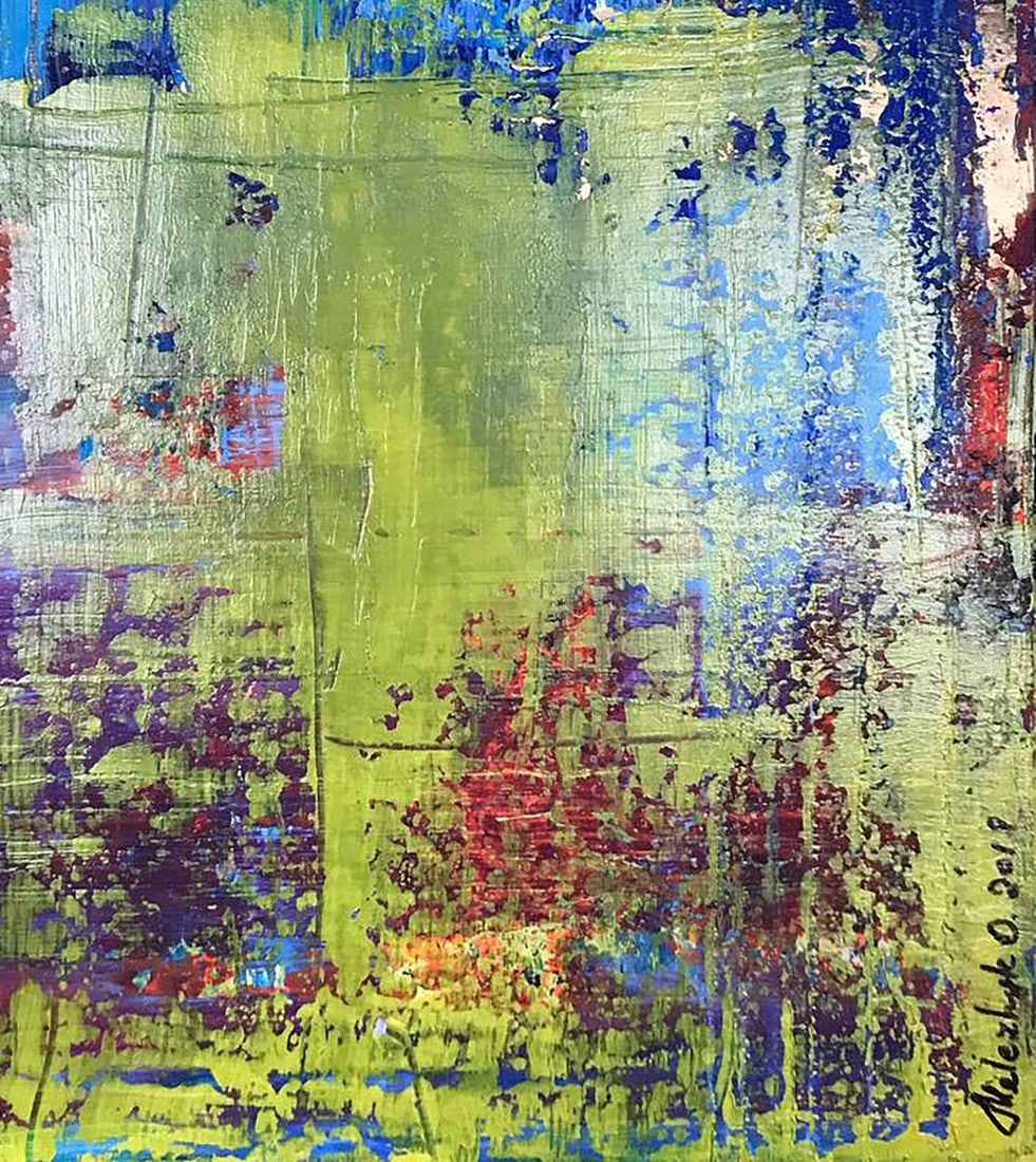 Acrylic painting Tender summer Olga Melezhik - 7