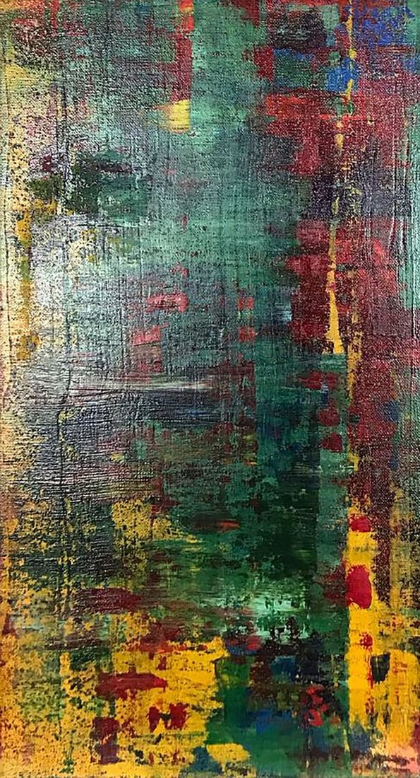 Acrylic painting Autumn Olga Melezhik - 6