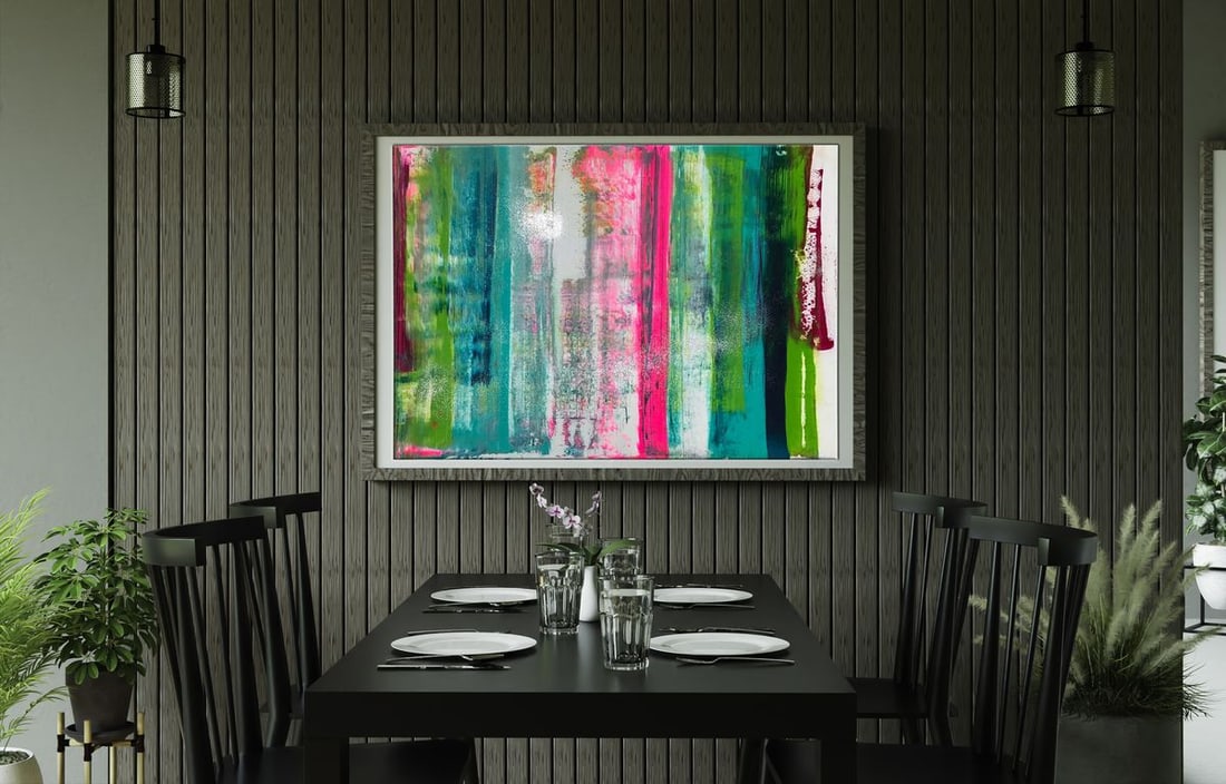 Acrylic painting Flow Olga Melezhik - 3