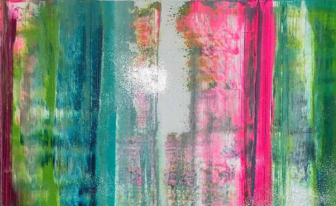 Acrylic painting Flow Olga Melezhik - 4