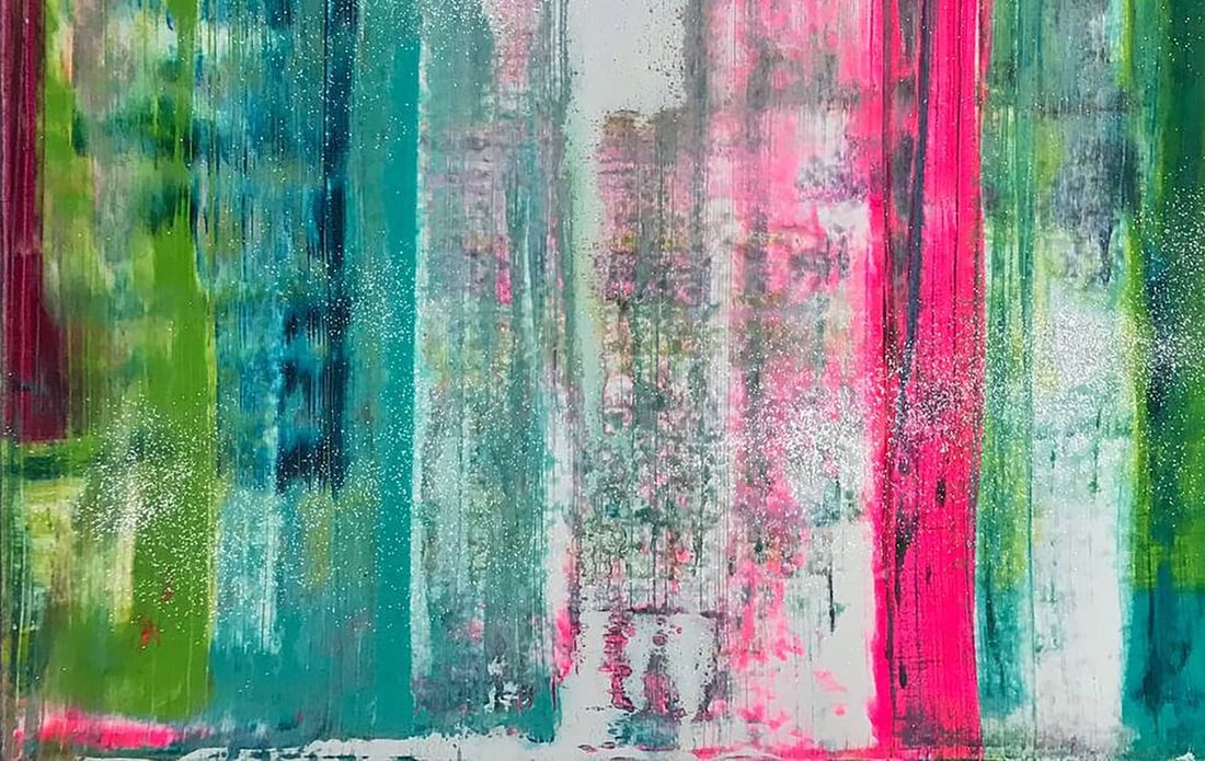 Acrylic painting Flow Olga Melezhik - 6