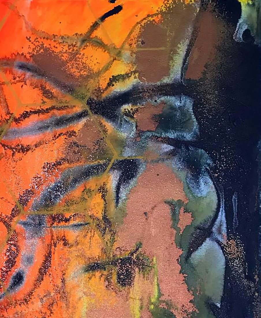 Acrylic painting The candle was burning Olga Melezhik - 5