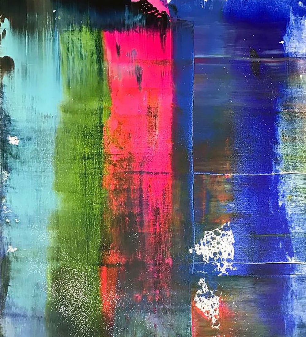 Acrylic painting Ultramarine Drive Olga Melezhik - 4