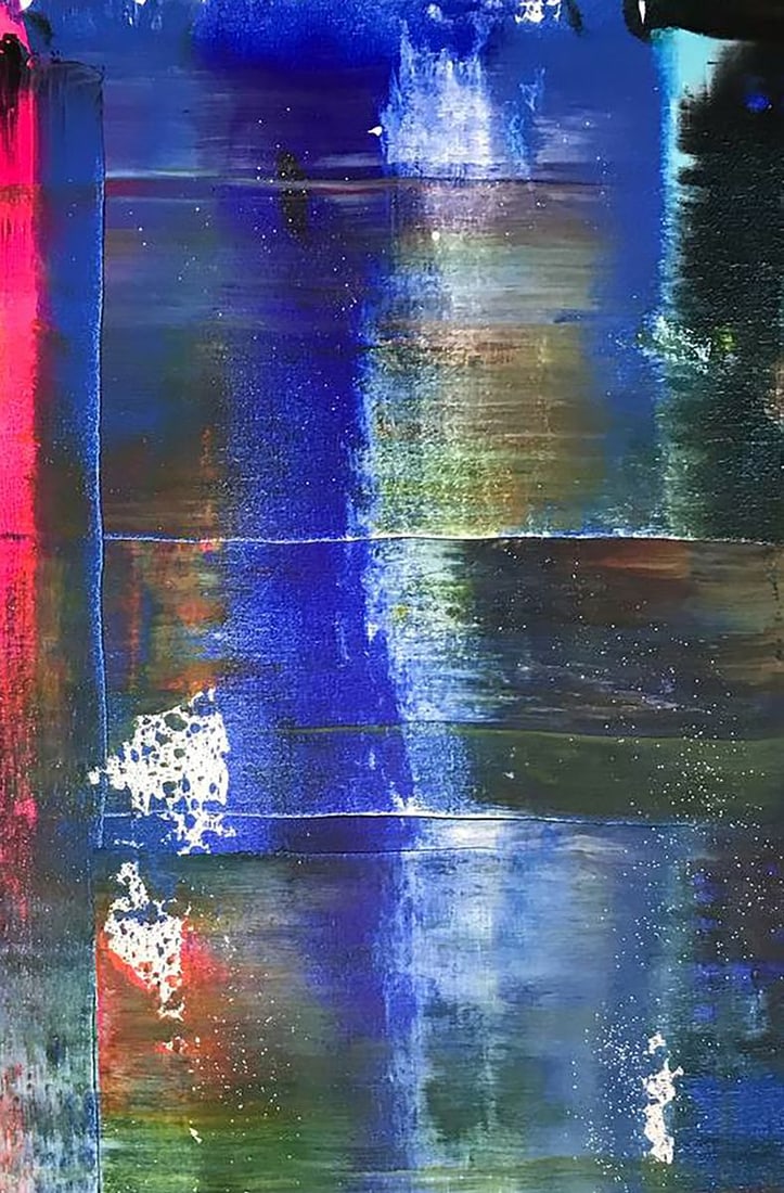 Acrylic painting Ultramarine Drive Olga Melezhik - 5