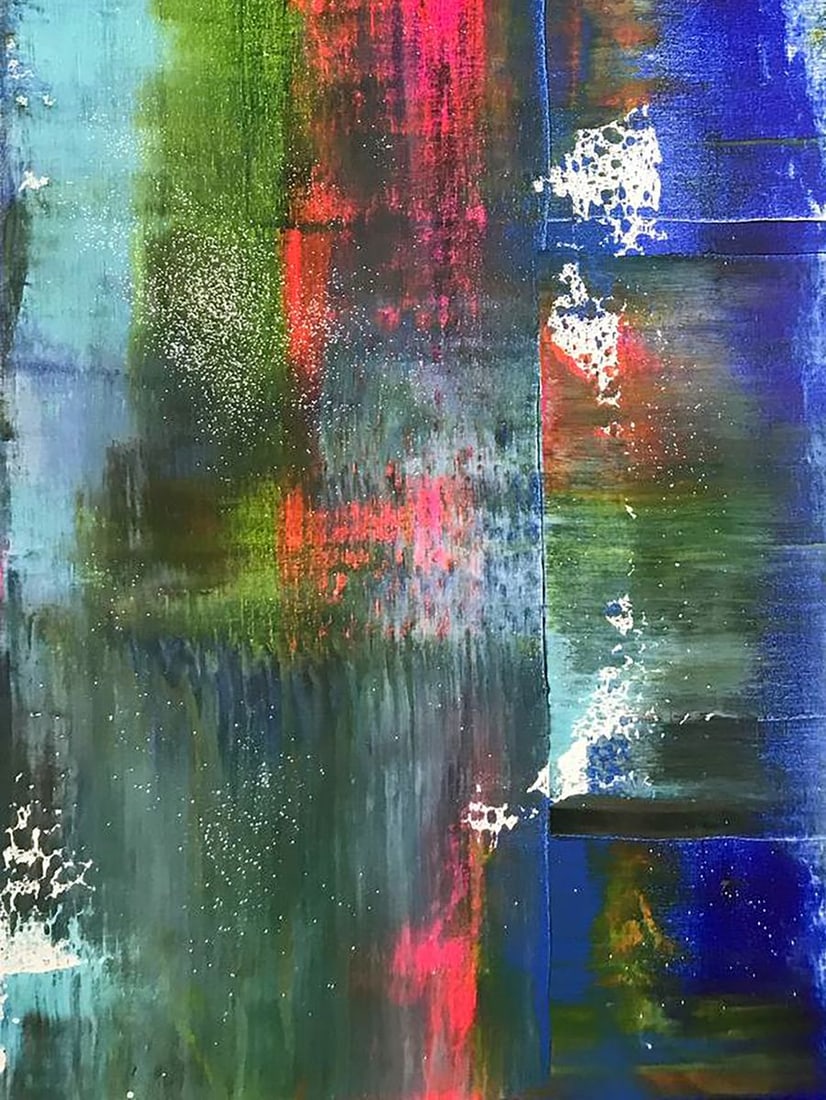 Acrylic painting Ultramarine Drive Olga Melezhik - 6