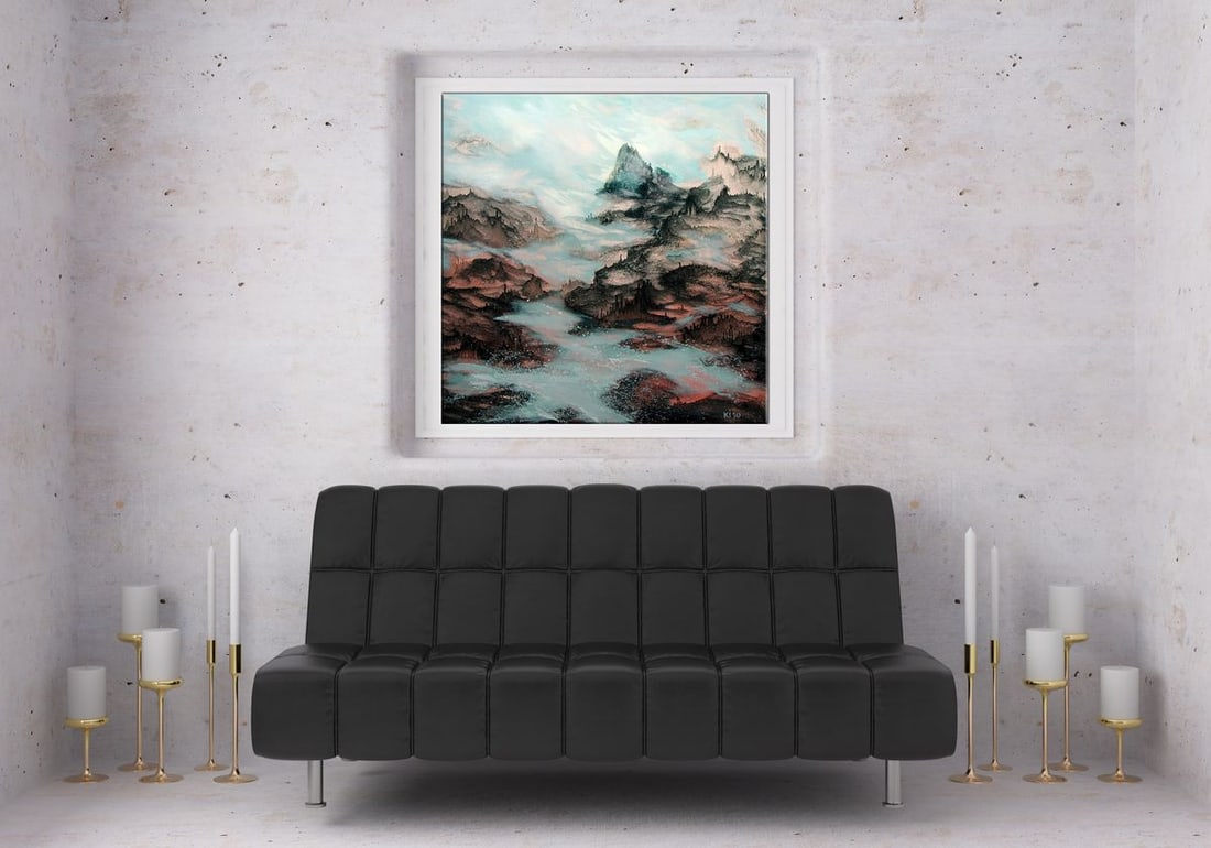 Oil painting Tibetan fog Igor Konovalov - 2