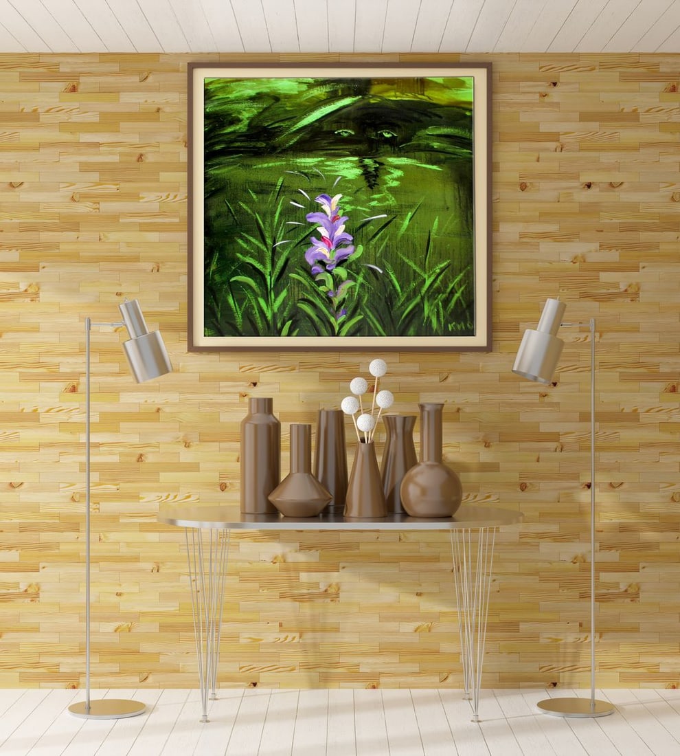 Oil painting Iris Igor Konovalov - 2