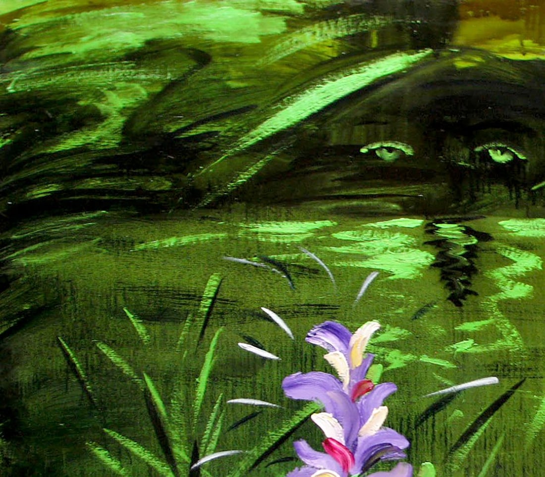 Oil painting Iris Igor Konovalov - 4