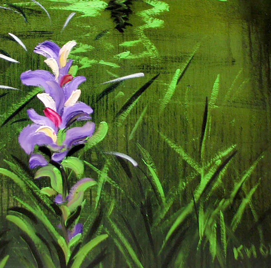 Oil painting Iris Igor Konovalov - 7