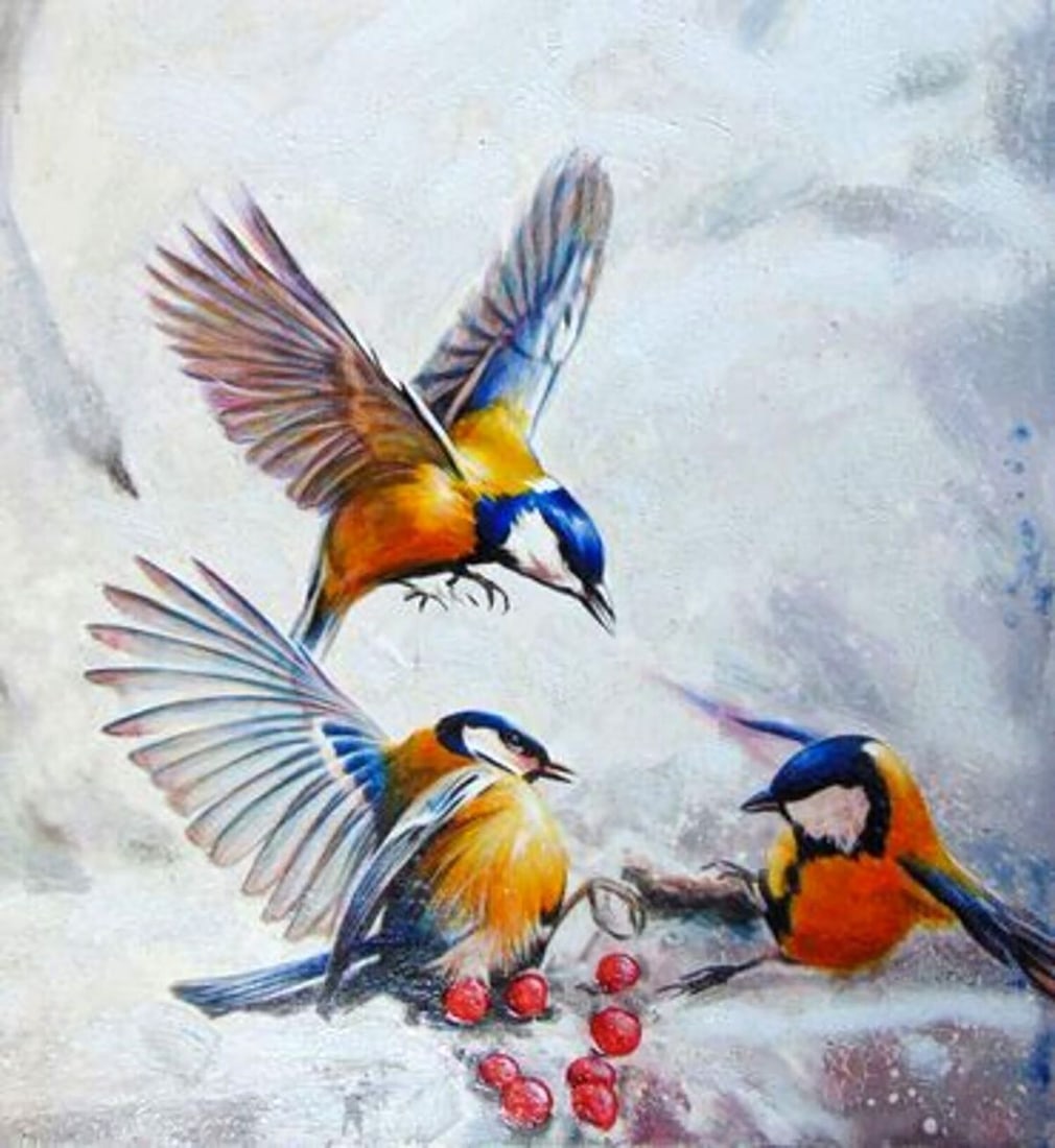 Oil painting The look of the wolf Goncharenko S. - 8