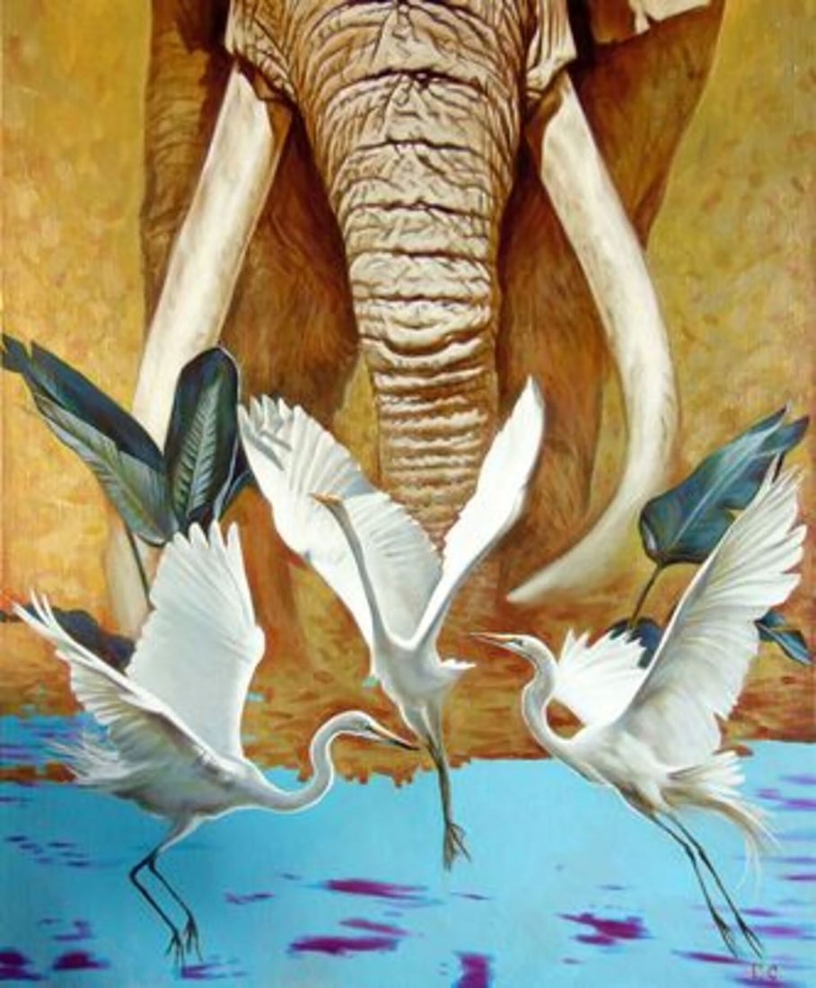 Oil painting Elephant Goncharenko V. V. - 5