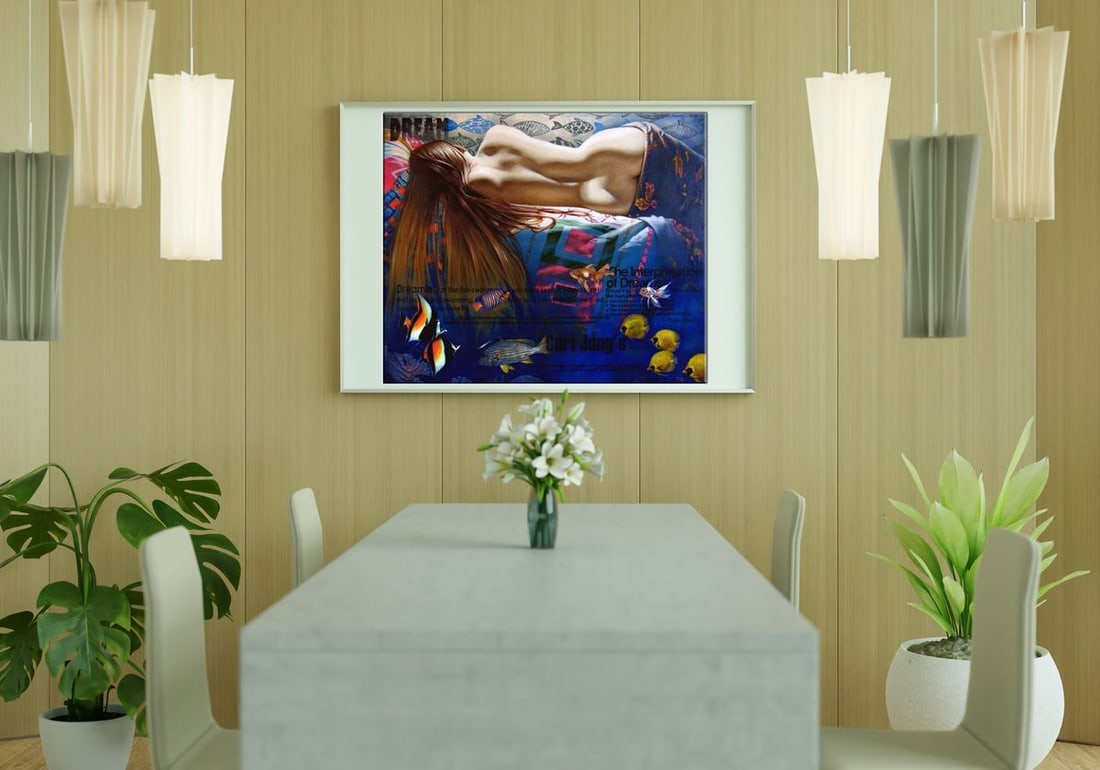 Oil painting The dream of a goldfish Goncharenko S. - 3