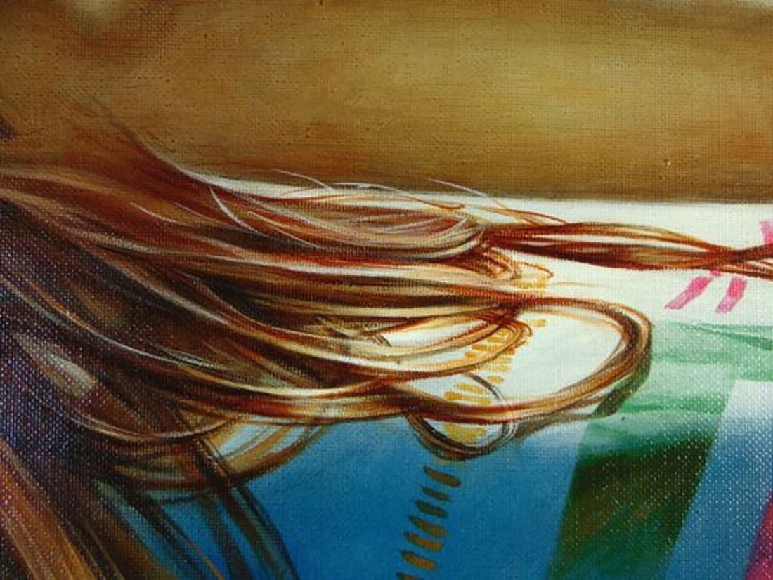 Oil painting The dream of a goldfish Goncharenko S. - 7