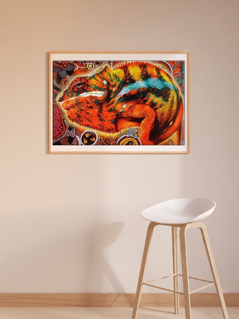 Oil painting Chameleon Goncharenko S. - 3