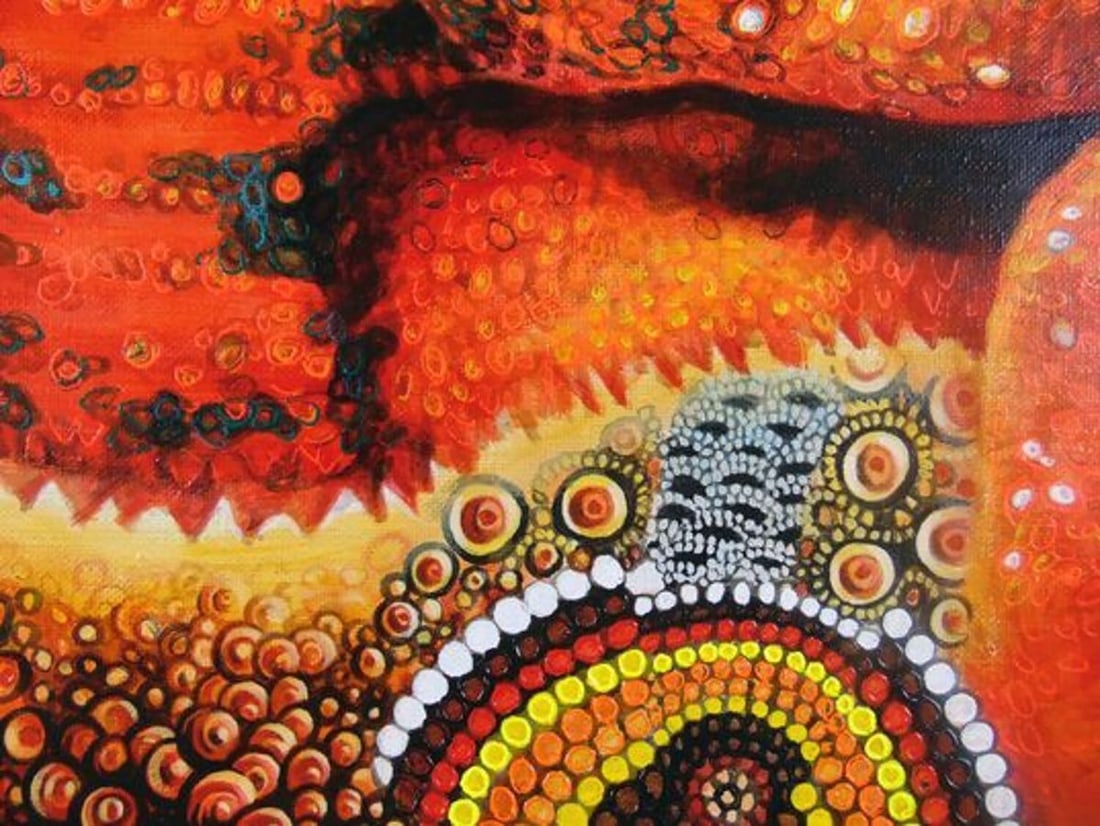 Oil painting Chameleon Goncharenko S. - 7