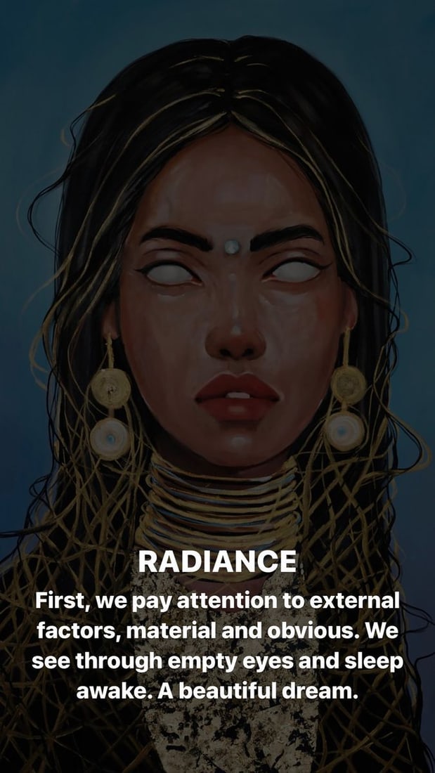 Oil painting Radiance Victoria Kagalovska - 8