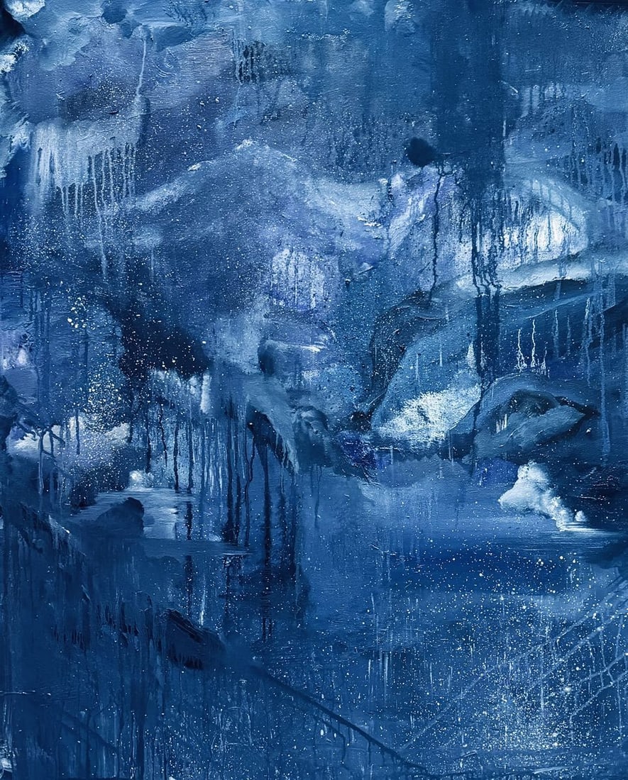 Oil painting Future city Victoria Kagalovska - 4