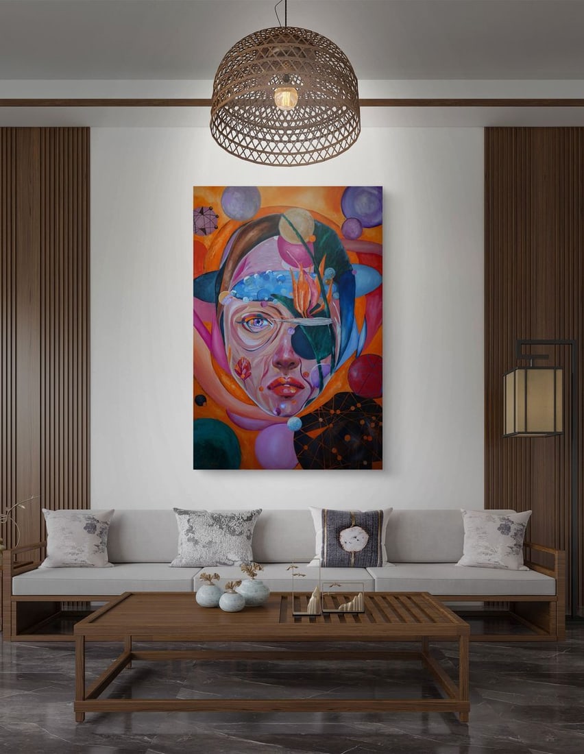 Oil painting Microcosm Victoria Kagalovska - 2