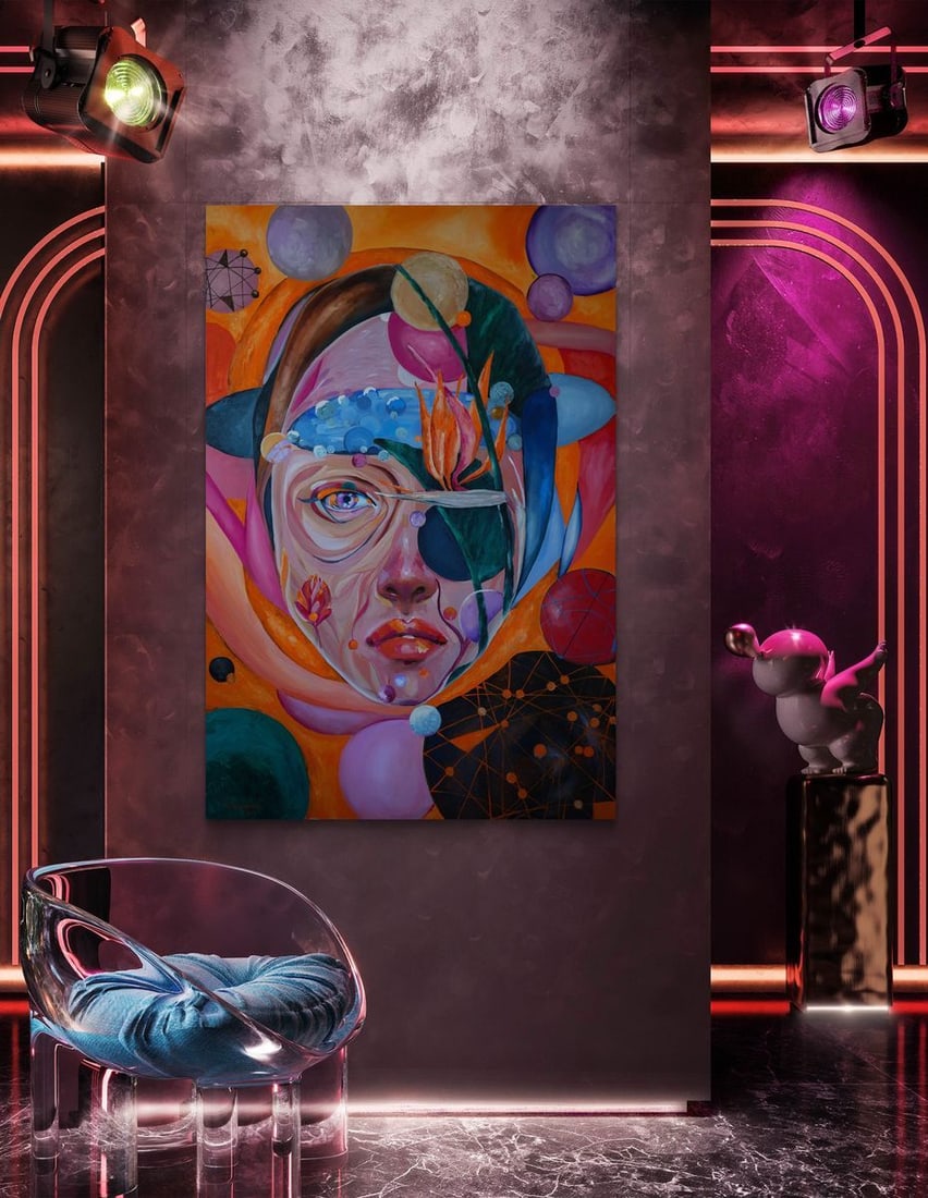 Oil painting Microcosm Victoria Kagalovska - 3