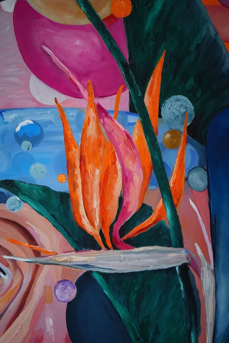 Oil painting Microcosm Victoria Kagalovska - 6